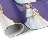 Papier Cadeau Peu d'ange Giftwrap (Coin rond)