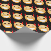 Papier Cadeau Peu de diable d'Emoji (Coin)