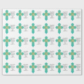 Papier Cadeau Peut la bordure des bénédictions de Dieu que vous (Plat)