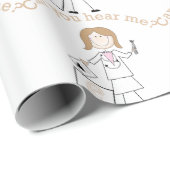 Papier Cadeau Peux-Tu M'Entendre ? (Coin rond)