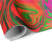 Papier Cadeau [Phantasmagoria] Couleurs tordues (Coin rond)