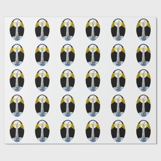 Papier Cadeau Phare de Bishop Rock (Plat)