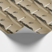 Papier Cadeau Phare de Cape May (Coin)