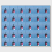 Papier Cadeau Phare de Nauset Donné Famille Cape Cod Nautique (Plat)