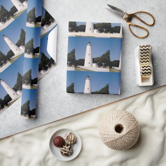 Papier Cadeau Phare d'Ocracoke (Artisanat)