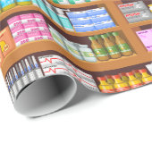 Papier Cadeau Pharmacie (Coin rond)