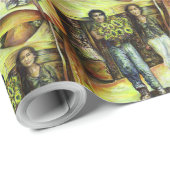 Papier Cadeau Phase de ChapeI Sixtine d'un ChaIIenge (Coin rond)