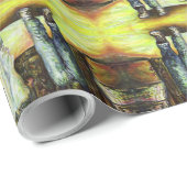 Papier Cadeau Phase de ChapeI Sixtine d'un ChaIIenge (Coin rond)