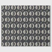 Papier Cadeau Phase Lunaire Céleste (6) (Plat)