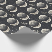 Papier Cadeau Phase Lunaire Céleste (6) (Coin)