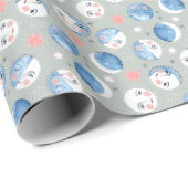 Papier Cadeau Phases lunaires (Coin rond)