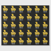 Papier Cadeau Phasta Funny Pâte rapide Pun Dark BG (Plat)