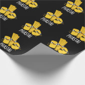 Papier Cadeau Phasta Funny Pâte rapide Pun Dark BG (Coin)
