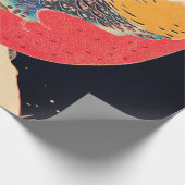 Papier Cadeau Phéasant d'or dans la neige par Ito Jakuchu (Coin)