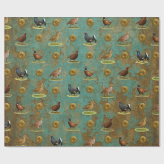 Papier Cadeau Pheasant, Grouse, Partridge,Christmas Gift wrap