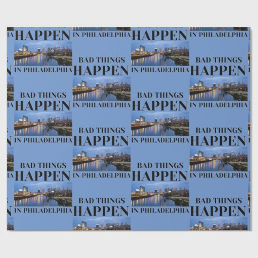 Papier Cadeau Philadelphie (Plat)
