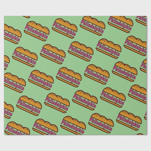 Papier Cadeau Philadelphie (Plat)
