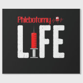 Papier Cadeau Phlebotomie - Technicien en phlébotomie (Plat)
