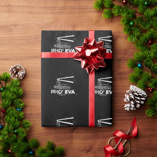 Papier Cadeau Pho Lover alimentaire vietnamien \ (Cadeau de vacances)