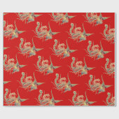 Papier Cadeau Phoenix Chinois - Fénighuang Les Oiseaux Mythologi (Plat)