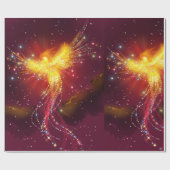 Papier Cadeau Phoenix en vol (Plat)