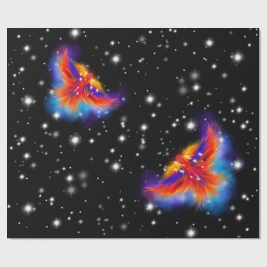 Papier Cadeau Phoenix Nebula (Plat)