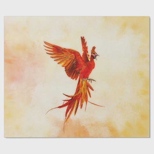 Papier Cadeau Phoenix Rising - #2 (Plat)