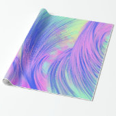 Papier Cadeau Phoenix violet (Déroulé)
