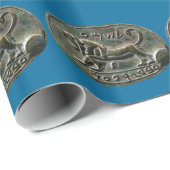 Papier Cadeau Phoque Megiddo (Coin rond)