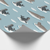 Papier Cadeau Phoques (Coin)