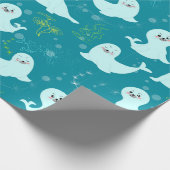 Papier Cadeau Phoques (Coin)