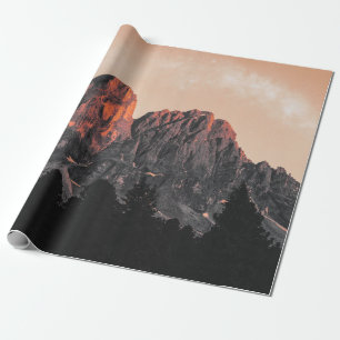 PAPIER CADEAU PHOTO À FAIBLE ANGLE DE FORMATION ROCK