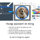 Papier Cadeau Photo Black White Checker Chien Empreinte de patte