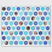 Papier Cadeau Photo Blue Hanoukka (Plat)