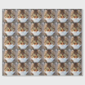 Papier Cadeau Photo Cat (Plat)