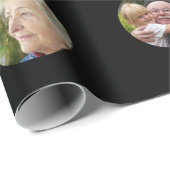 Papier Cadeau Photo Collage Modèle fête de 50e anniversaire (Coin rond)