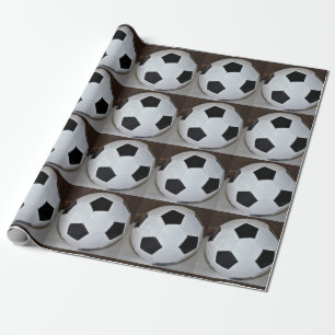 Papier Cadeau Photo de ballon de football