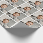 Papier Cadeau Photo de bébé Happiest Holidays Custom (Coin)