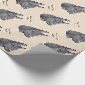 Papier Cadeau photo de l'âne très mignon (Coin)