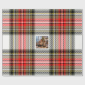 Papier Cadeau Photo de Noël personnalisée (Plat)