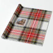 Papier Cadeau Photo de Noël personnalisée (Déroulé)