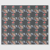 Papier Cadeau Photo de Noël Sloth (Plat)