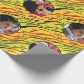 Papier Cadeau Photo de vacances de Kwanzaa personnalisée (Coin)