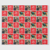 Papier Cadeau Photo de vacances personnalisable (Plat)