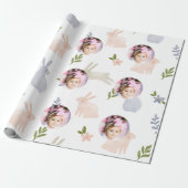 Papier Cadeau Photo du 1er anniversaire migre (Déroulé)