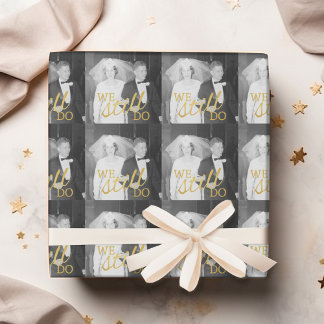 Papier Cadeau Photo du 50e anniversaire du Mariage - Nous le fai