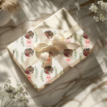 Papier Cadeau Photo Elegant Floral Baby's First Christmas<br><div class="desc">Faites de votre bébé le premier Noël encore plus mémorable avec notre exquise Photo Elegant Floral Baby's First Christmas Wrapping Paper. Ce papier d'emballage magnifiquement conçu ajoute une touche personnelle à vos cadeaux de vacances, les rendant vraiment spéciaux. Design floral élégant : Avec des motifs floraux complexes et dessinés à...</div>