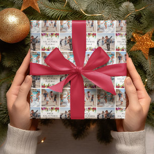 Papier Cadeau Photo florale tropicale Mele Kalikimaka