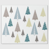 Papier Cadeau photo moderne simple et personnalisée noël (Plat)