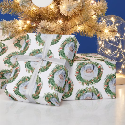 Papier Cadeau Photo Noël Vacances (Vacances)